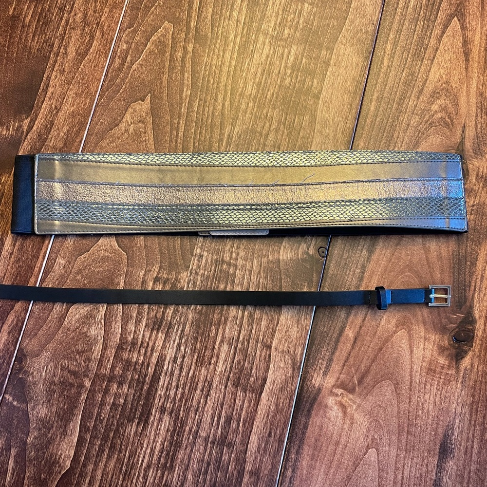 LAST CHANCE: Two Black NY & Co Black Belts